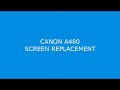 Canon Powershot A480 Camera screen replacement