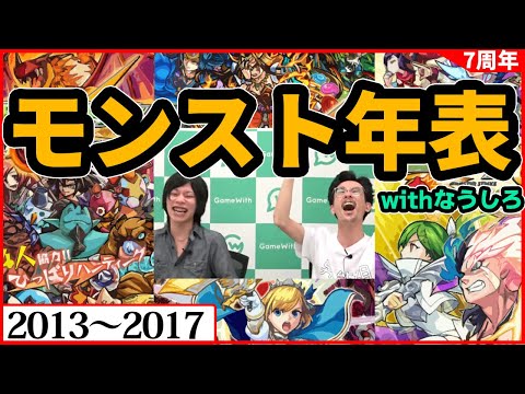 【モンスト】これがモンスターストライク＆なうしろの軌跡！モンスト年表前編！(リリース～2017年)【なうしろ】