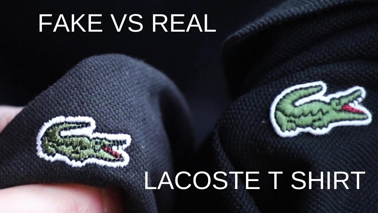 how to spot fake lacoste polo