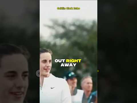 Tiger Wood Stunned Clark Shatters Golf Record! #nba #tigerwood #caitlinclark