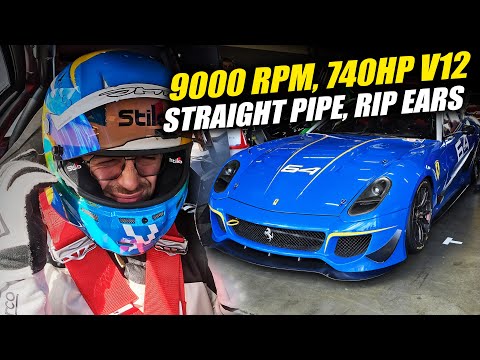 Ferrari 599XX Evoluzione: 740hp V12 Straight Piped Hearing Loss