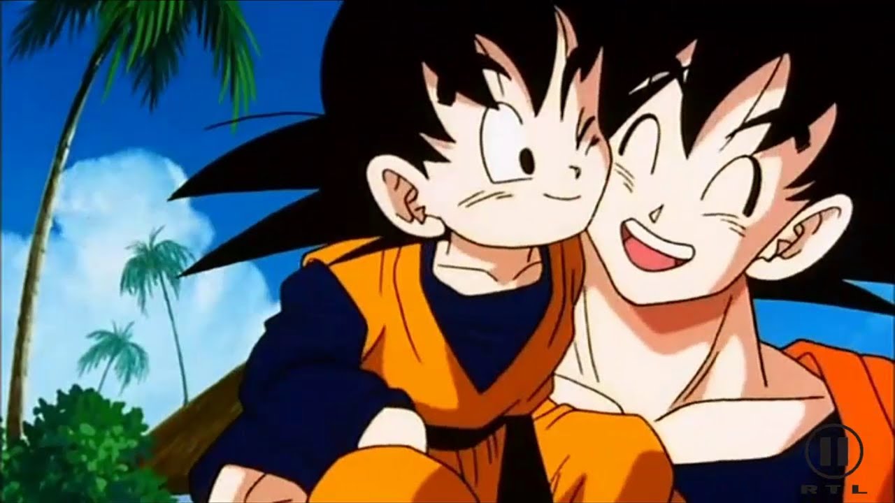 Dragonball Z Son Goku Lernt Son Goten Kennen Hd Youtube