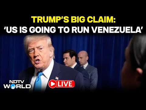 Trump LIVE Speech | "US To Run Venezuela For Now": Trump's Announcement After Maduro's Capture