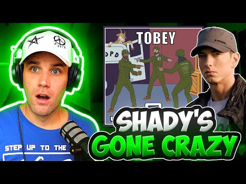 THE NEW BIG THREE?! | Rapper Reacts to Eminem - Tobey (feat. Big Sean & Babytron) REACTION