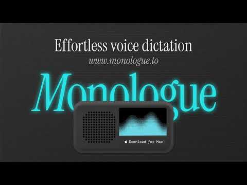 Monologue Launch