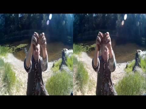 River Fool 3D! Beach Chaos) 3D VIDEO