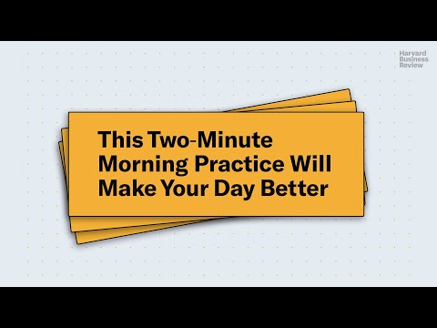 This Two Minute Morning Practice Will Make Your Day Better