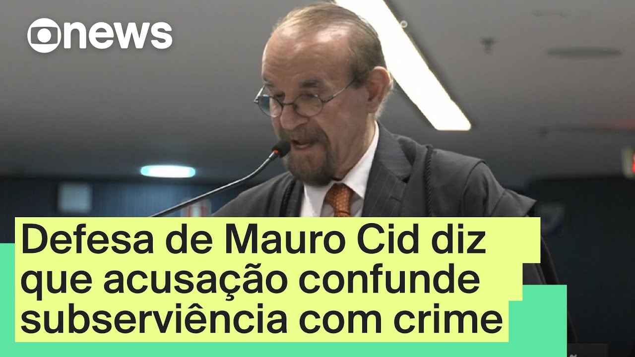 Defesa de Mauro Cid diz que acusação confunde subserviência com crime