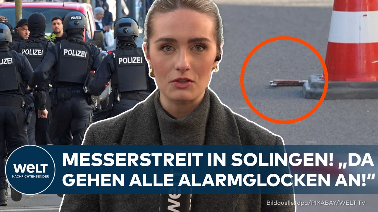 SOLINGEN: Mehrere Verletzte nach Messerstreit! – „Da gehen alle Alarmglocken an!“