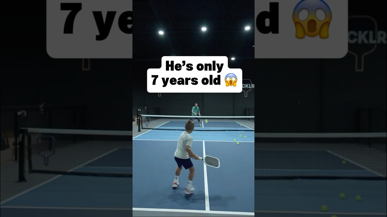 The future of pickleball is bright 🙌...🎥: @NextGenDesmond #shorts #pickleball