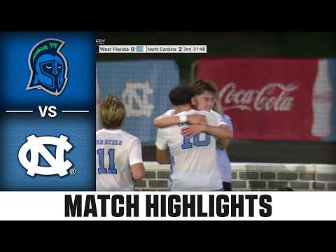 West Florida vs. North Carolina Match Highlights | 2026 ACC Men’s Soccer