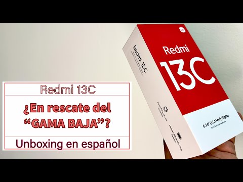 Redmi 13C Unboxing en español // un móvil que promete.
