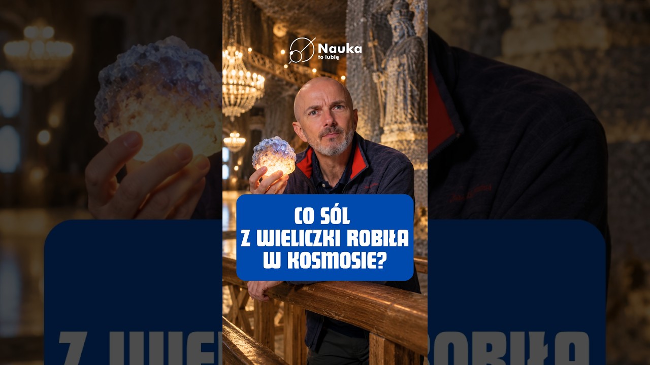 Ta bryłka soli poleciała w kosmos