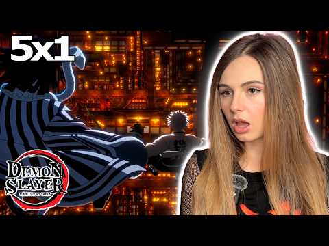 Is That The Infinity Castle!! | FIRST TIME REACTING to DEMON SLAYER S5 Episode 1 | ANIME REACTION