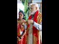 राजनांदगांव के डोंगरगढ़ में मां बम्लेश्वरी मंदिर में PM Modi ने की पूजा-अर्चना | #shorts
