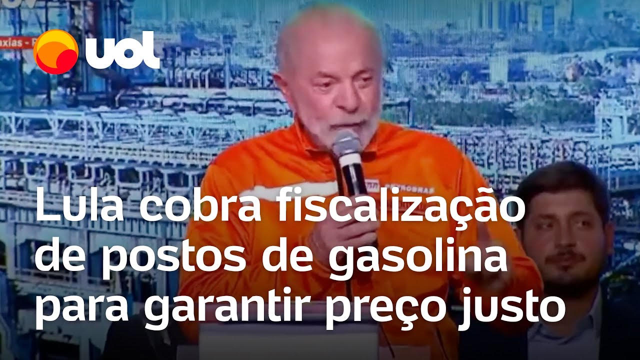 Lula sobre combustível Não é possível ter desconto na Petrobras e não chegar ao consumidor