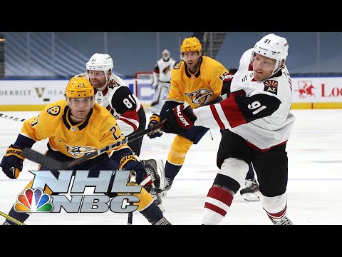 NHL Stanley Cup Qualifying Round: Coyotes vs. Predators | Game 1 EXTENDED HIGHLIGHTS | NBC Sports