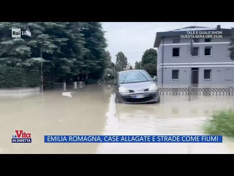 Emilia Romagna, case allagate e strade come fiumi - La Vita in diretta 20/09/2024