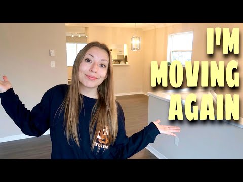 EMPTY HOUSE TOUR! I'm Moving AGAIN!