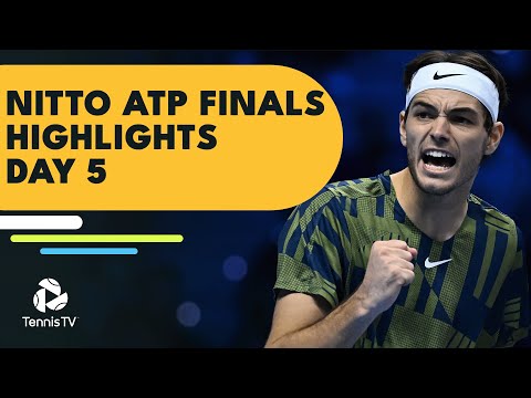 Fritz Takes On Auger-Aliassime; Ruud Faces Nadal | Nitto ATP Finals Highlights Day 5