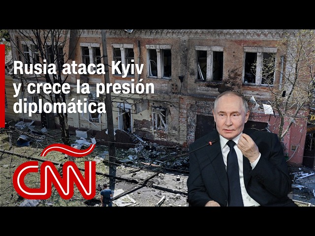 Rusia intensifica ataques sobre Kyiv en medio de tensiones diplomáticas
