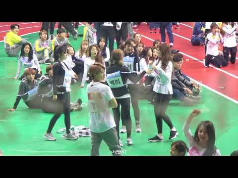 180115 아육대 레드벨벳이랑 LIKEY 추는 나연이