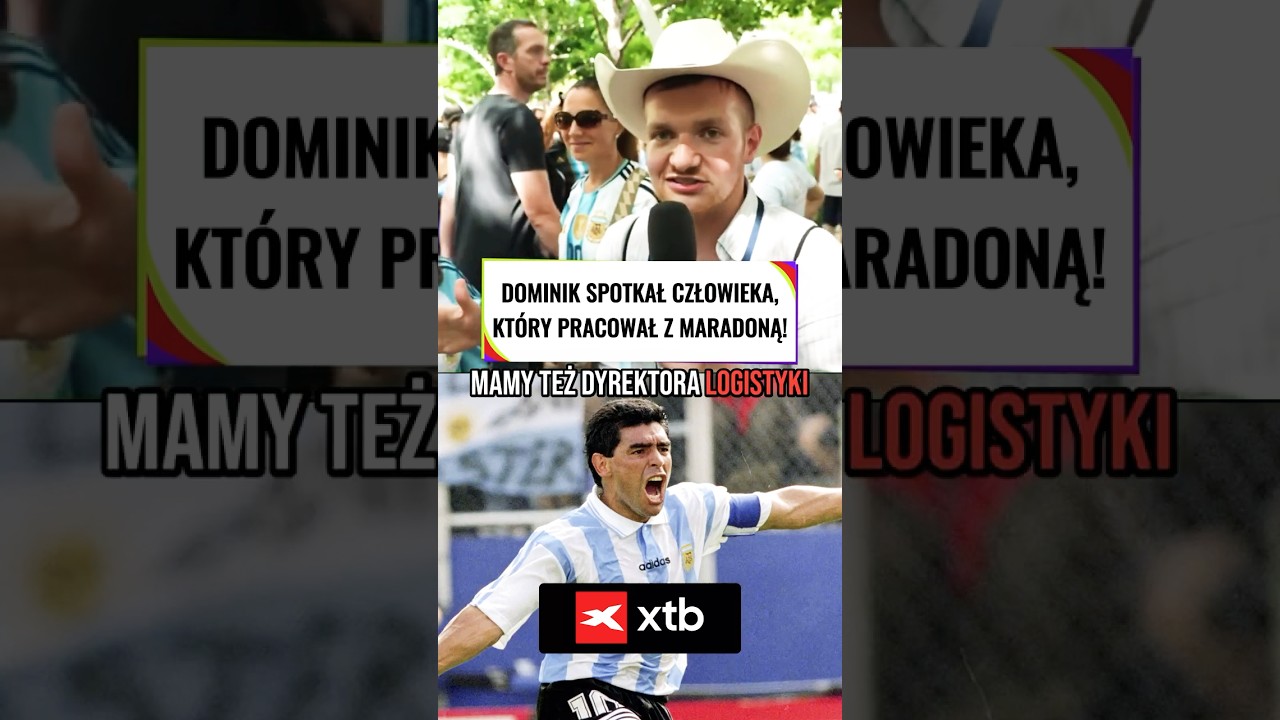Dominik poznał znajomego maradony! #shorts