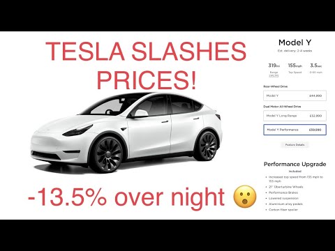 Tesla UK BIG price reductions overnight on Model 3 and Model Y with up to 13.5% drop
