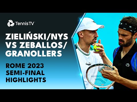 Zieliński/Nys vs Zeballos/Granollers | Rome 2023 Semi-Final Highlights