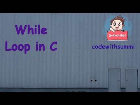 While Loop in C || with Example....