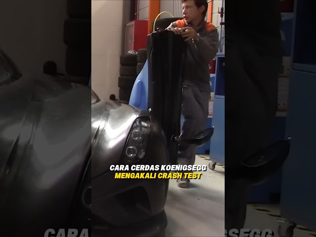 Cara Cerdas Koenigsegg Mengakali Crash Test