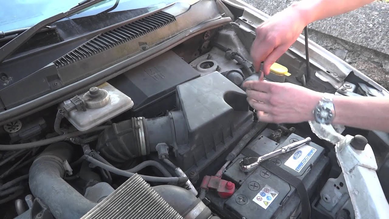 How to change air filter on Ford 1.8 diesel engines - YouTube vacuum cleaner motor wiring diagram 