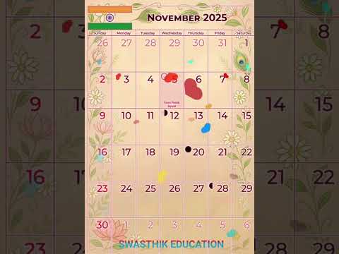#november #2025 #calendar#