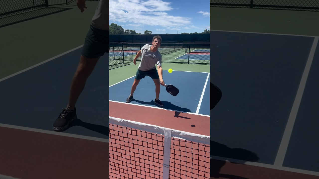 How to hit a Forehand Flick in under 60 seconds! #pickleball #pickleballtips #shorts