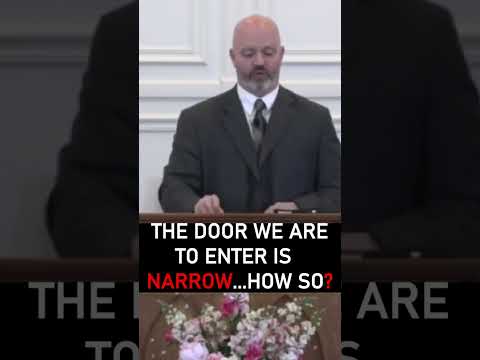 The Door We Are to Enter is Narrow   How So? - Pastor Patrick Hines Sermon #shorts #christianshorts