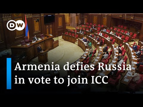 Armenia votes to join the International Criminal Court, straining ties with Russia | DW News