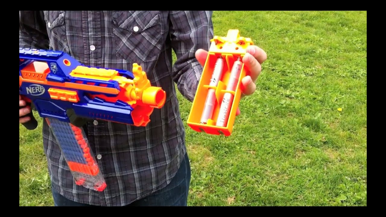 Nerf N-Strike Elite RapidStrike CS-18 - Range Test (Modded) - YouTube