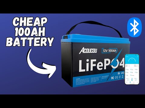 Unleashing the Power: Acoucou 12V 100Ah Bluetooth LiFePO4 Battery Review!