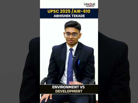 ABHISHEK TEKADE  (AIR 610 ) Mock Interview at The Unique Academy | UPSC Result 2025 | UPSC TOPPER