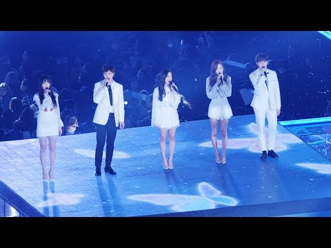 171225 지효 X 로제 X 육성재 X 유주 X 재환 _ 버터플라이 Butterfly 환호, reaction _ 편집직캠 Edited Fancam _ 가요대전