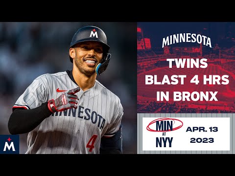 Twins vs. Yankees Game Highlights (4/13/23) | MLB Highlights video clip
