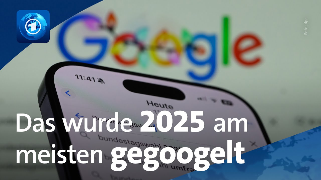 Was wurde 2025 am meisten gegoogelt? Die Google-Trends 2025