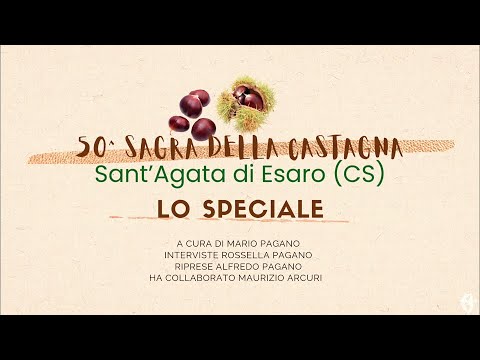 SPECIALE 50^ Sagra della Castagna di Sant'Agata Di Esaro