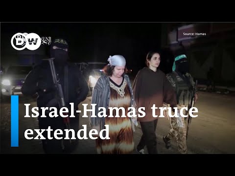 Israel-Hamas war: Truce extended, Hamas releases fifth group of hostages | DW News