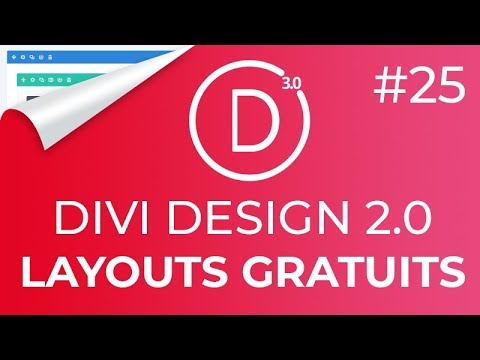 #Divi 25 - Utiliser des Layouts Gratuits : 2X initiative (NEWS)