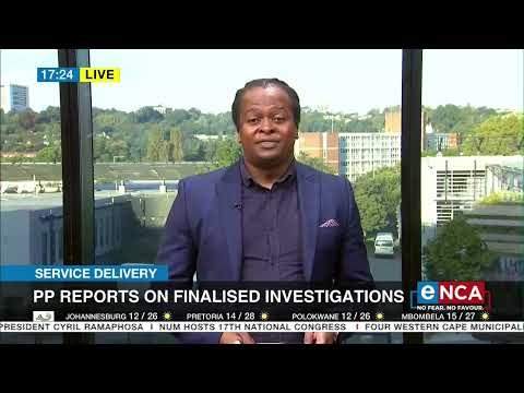Public Protector on finalised investigations