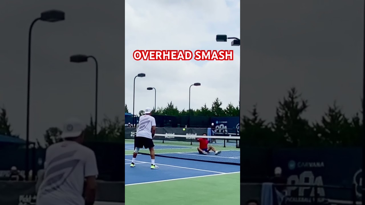 Pickleball Overhead Smash You Have Never Seen!