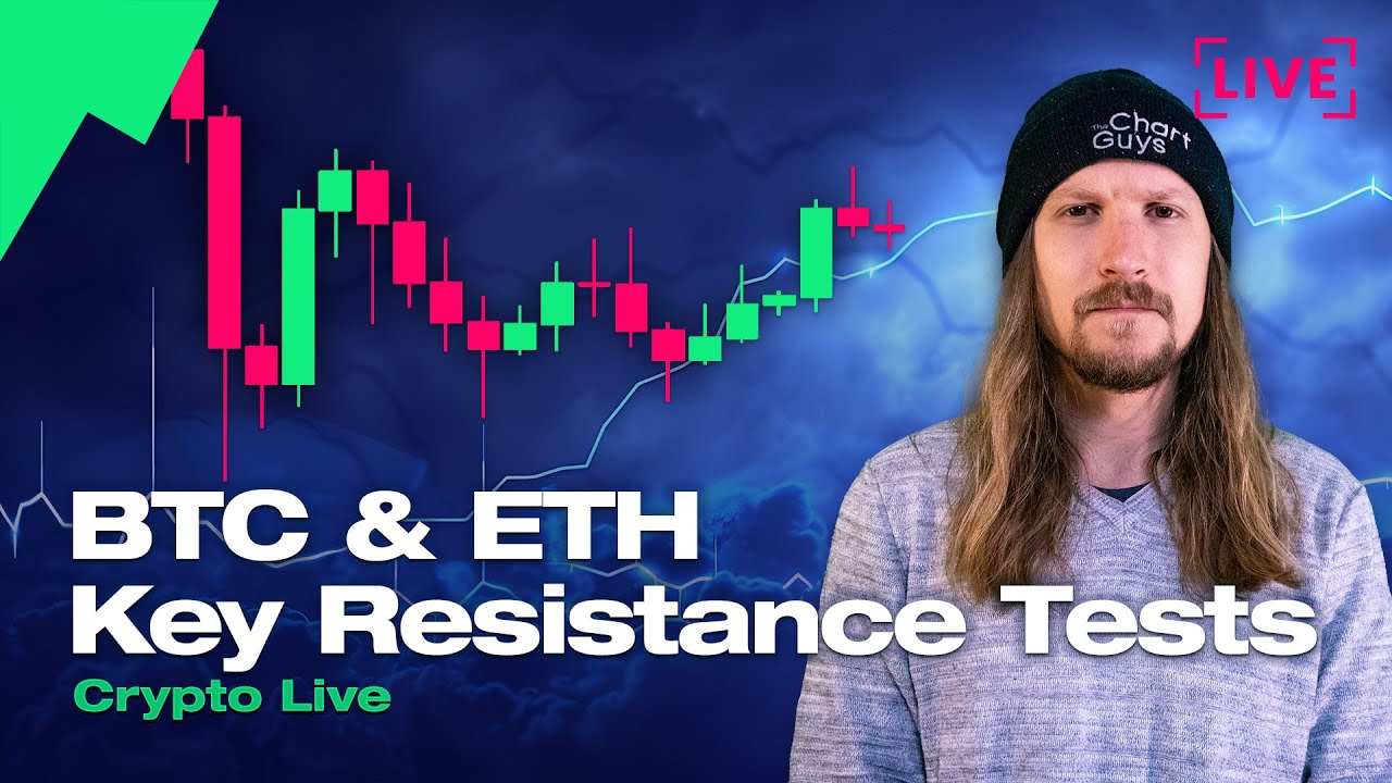 BTC ETH KEY Resistance tests