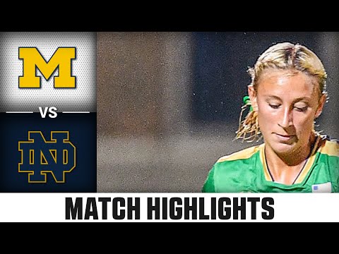 Michigan vs. Notre Dame ACC Women’s Soccer: A Thrilling Showdown