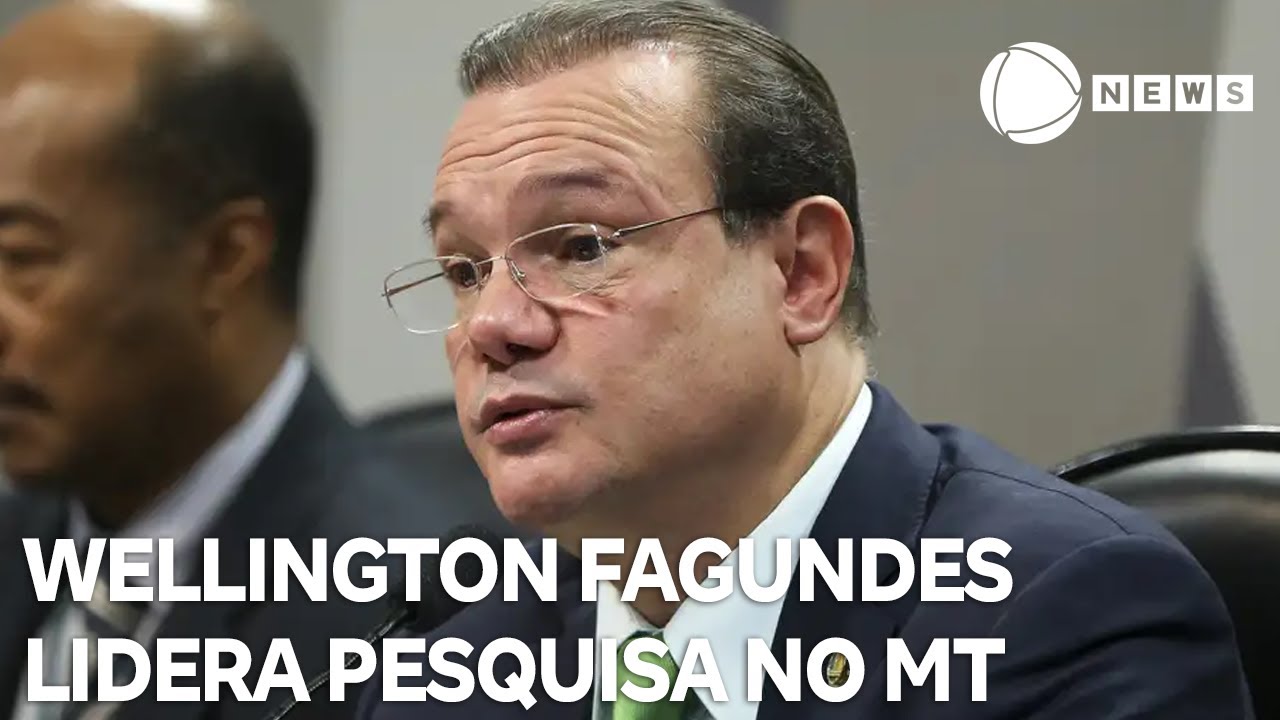 Wellington Fagundes PL lidera pesquisa de intenções de voto para o governo do Mato Grosso
